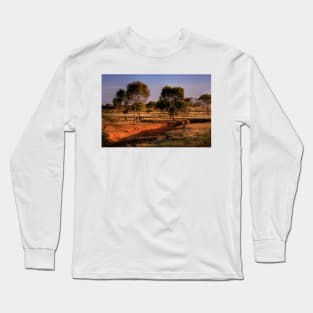 Grazing Sheep - Adelaide Hills, South Australia Long Sleeve T-Shirt